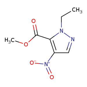 1H-Pyrazole-5-carboxylic acid, 1-ethyl-4-nitro-, methyl ester