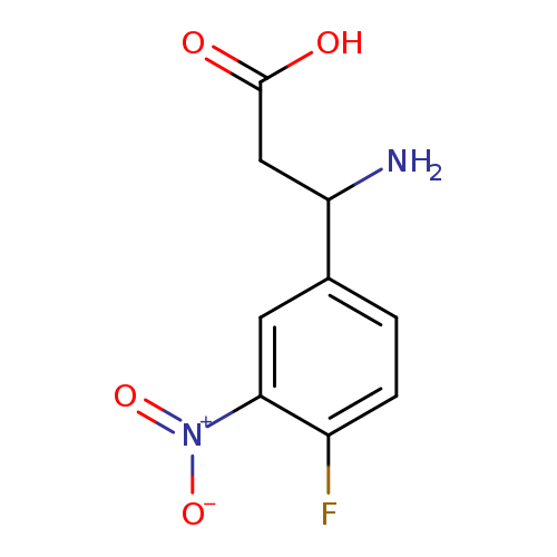 3-Amino-3-(4-fluoro-3-nitrophenyl)propanoic acid