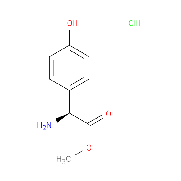 (S)-Methyl 2-amino-2-(4-hydroxyphenyl)acetate hydrochloride