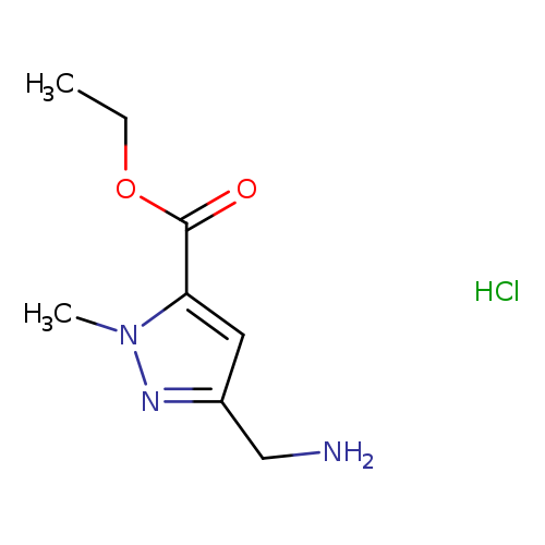 ethyl3-(aminomethyl)-1-methyl-1H-pyrazole-5-carboxylatehydrochloride