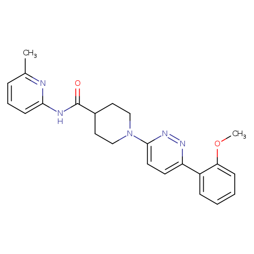 1-[6-(2-methoxyphenyl)pyridazin-3-yl]-N-(6-methylpyridin-2-yl)piperidine-4-carboxamide