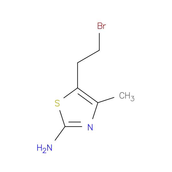 5-(2-Bromoethyl)-4-methyl-1,3-thiazol-2-amine