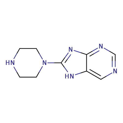 8-(piperazin-1-yl)-7H-purine