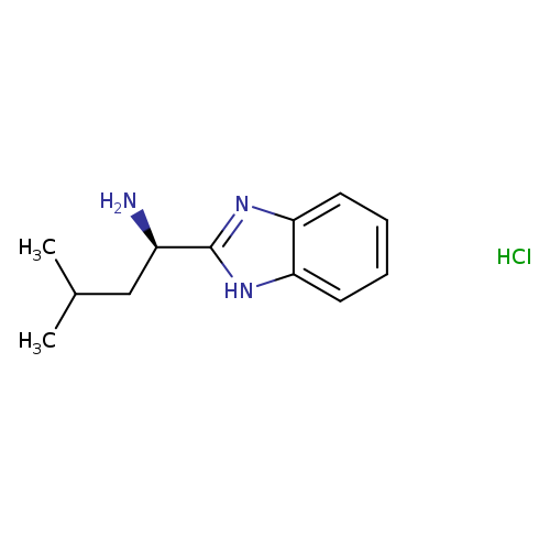 1H-Benzimidazole-2-methanamine, α-(2-methylpropyl)-, hydrochloride (1:1), (αR)-