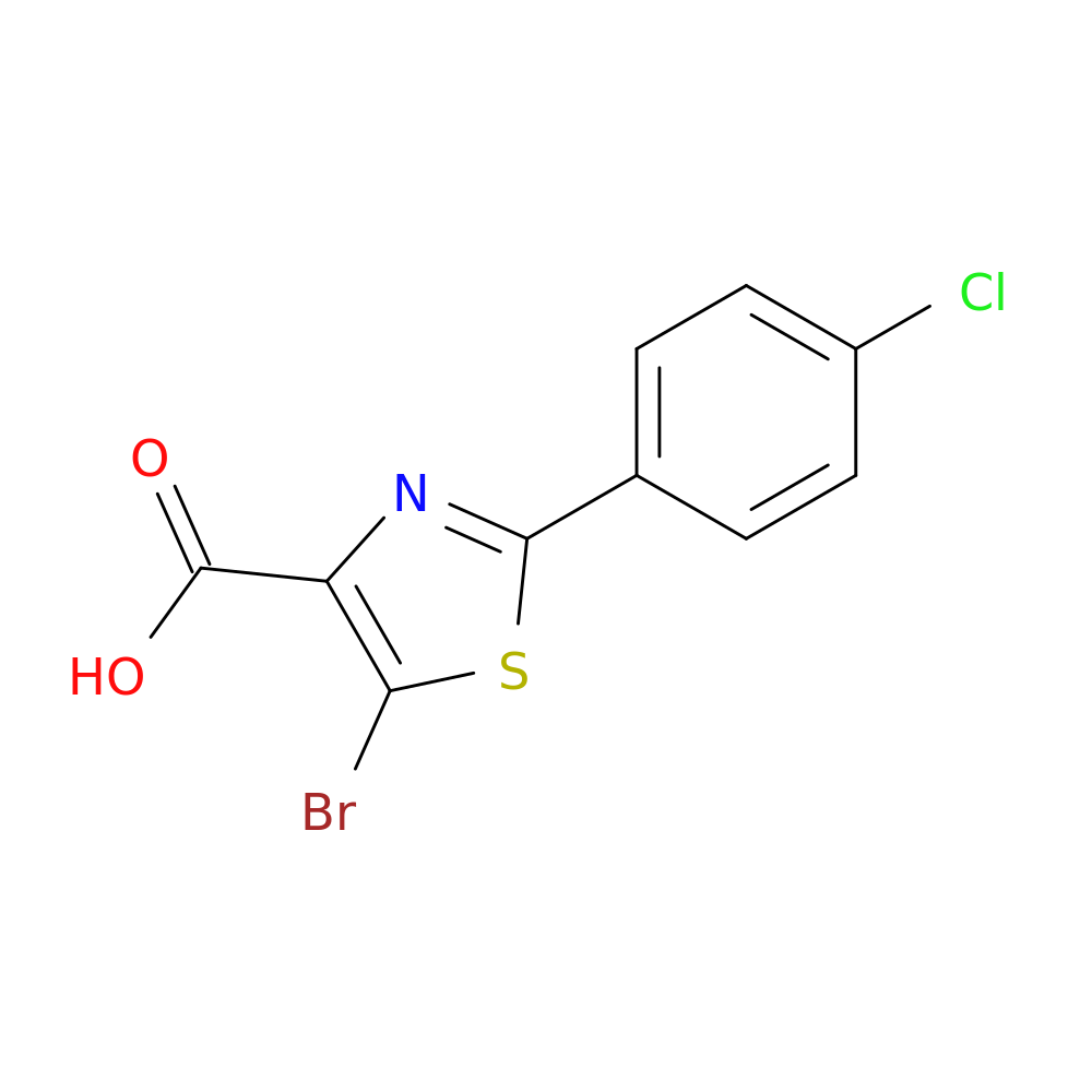 5-Bromo-2-(4-chlorophenyl)thiazole-4-carboxylic acid