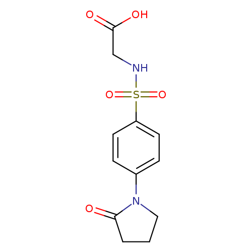 N-{[4-(2-oxopyrrolidin-1-yl)phenyl]sulfonyl}glycine