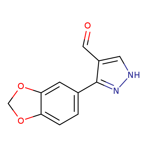 5-(Benzo[d][1,3]dioxol-5-yl)-1H-pyrazole-4-carbaldehyde