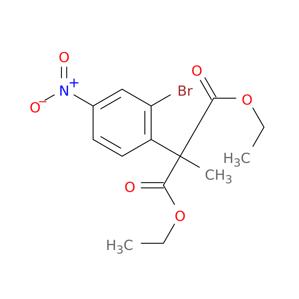 Diethyl 2-(2-bromo-4-nitrophenyl)-2-methylmalonate