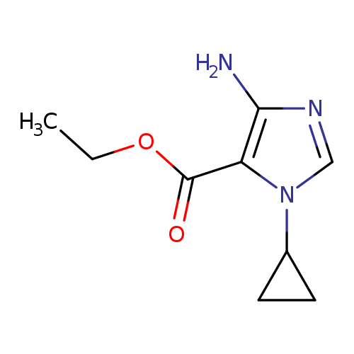 ethyl 4-amino-1-cyclopropyl-1H-imidazole-5-carboxylate