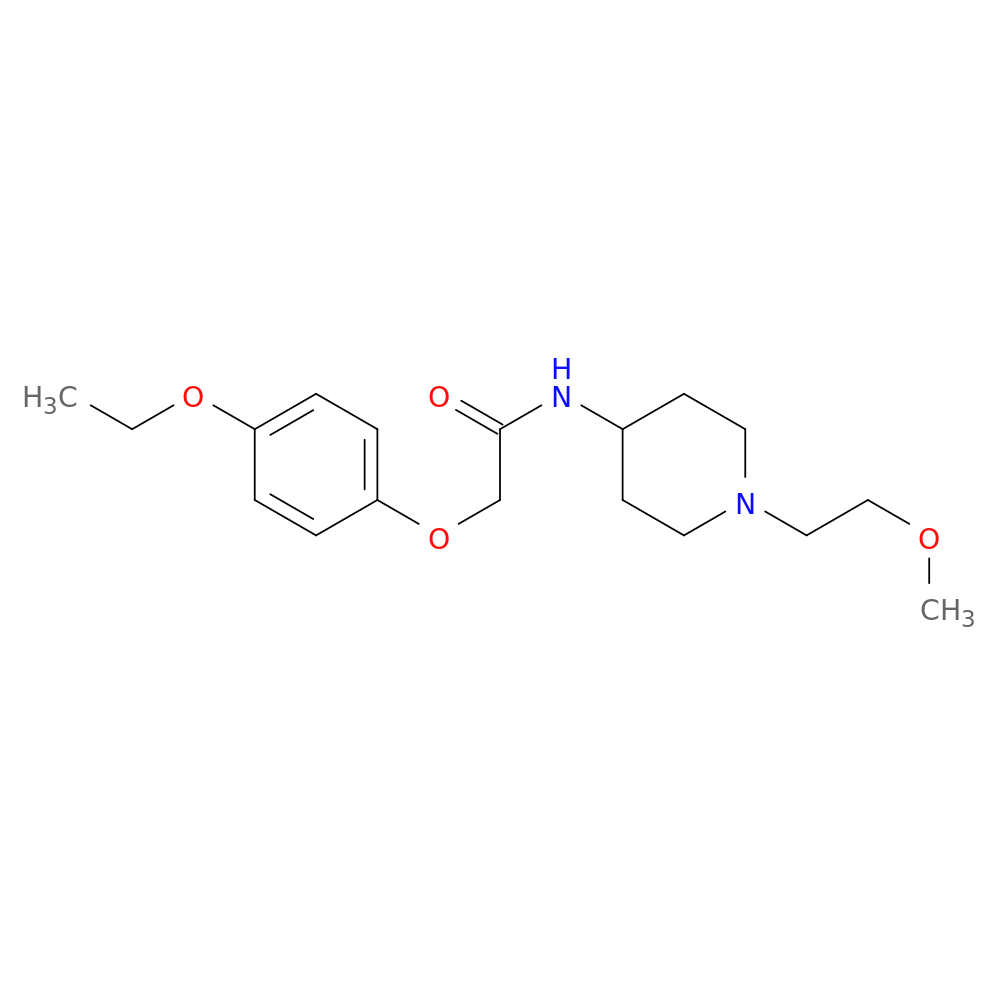 2-(4-ethoxyphenoxy)-N-[1-(2-methoxyethyl)piperidin-4-yl]acetamide