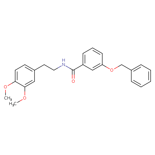 3-(benzyloxy)-N-[2-(3,4-dimethoxyphenyl)ethyl]benzamide