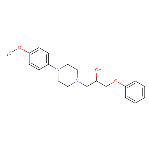 4-(4-Methoxyphenyl)-α-(phenoxymethyl)-1-piperazineethanol