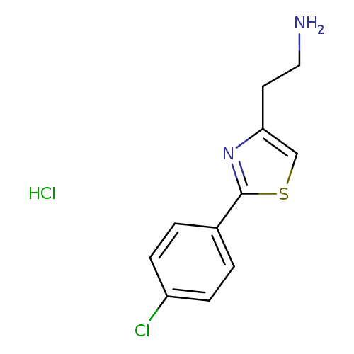 2-(2-(4-Chlorophenyl)thiazol-4-yl)ethanamine hcl
