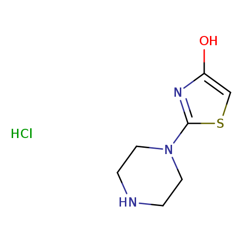 2-(piperazin-1-yl)-1,3-thiazol-4-olhydrochloride