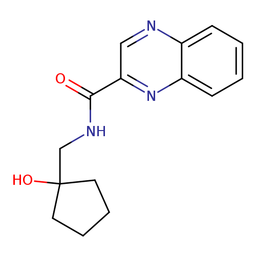 N-[(1-hydroxycyclopentyl)methyl]quinoxaline-2-carboxamide