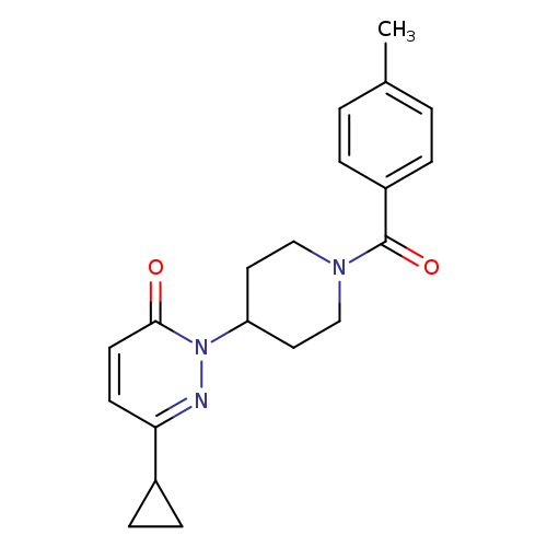 6-cyclopropyl-2-[1-(4-methylbenzoyl)piperidin-4-yl]-2,3-dihydropyridazin-3-one