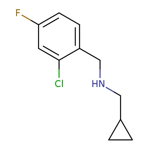 [(2-chloro-4-fluorophenyl)methyl](cyclopropylmethyl)amine