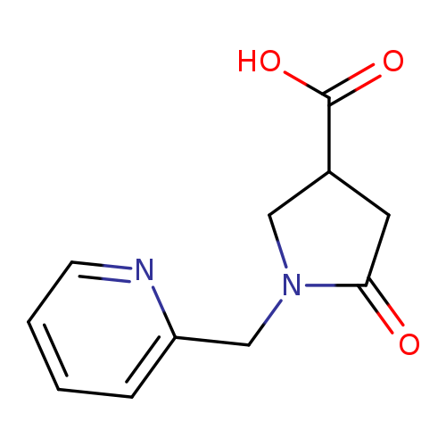 5-Oxo-1-(pyridin-2-ylmethyl)pyrrolidine-3-carboxylic acid