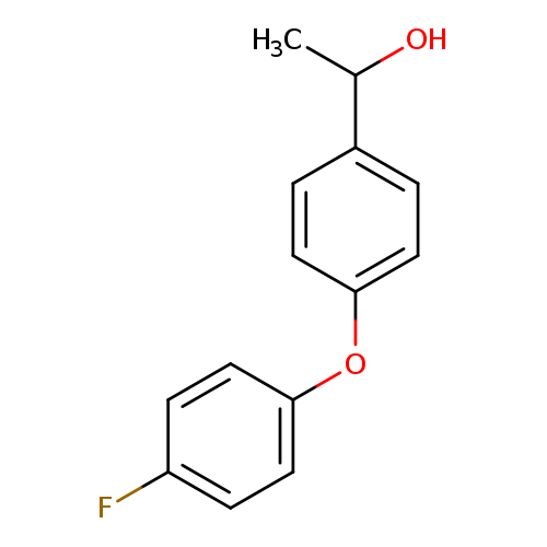 1-[4-(4-Fluorophenoxy)phenyl]ethan-1-ol