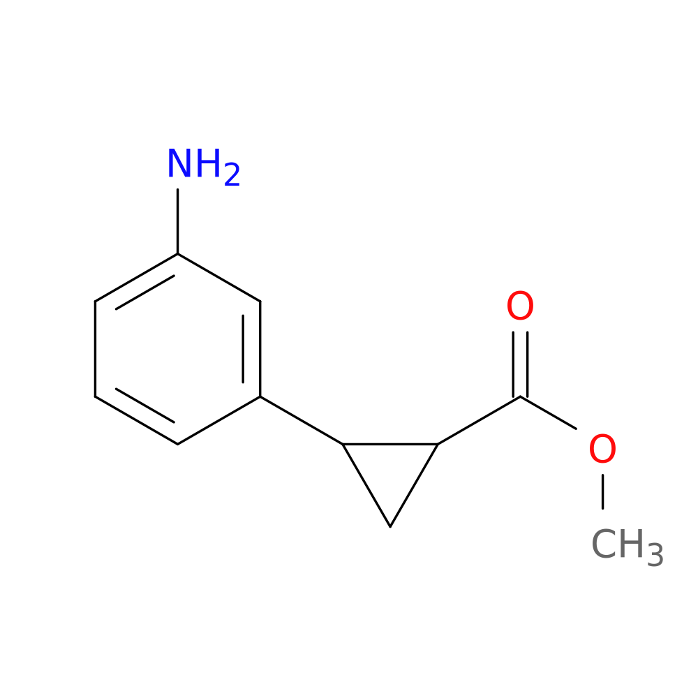 methyl 2-(3-aminophenyl)cyclopropane-1-carboxylate
