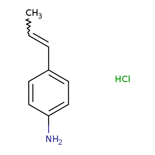 4-(prop-1-en-1-yl)aniline hydrochloride
