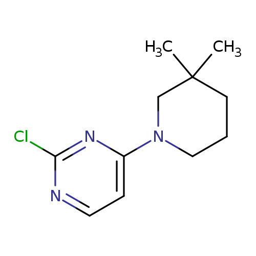 2-chloro-4-(3,3-dimethylpiperidin-1-yl)pyrimidine