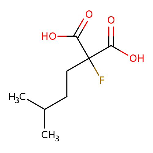 2-fluoro-2-(3-methylbutyl)propanedioic acid