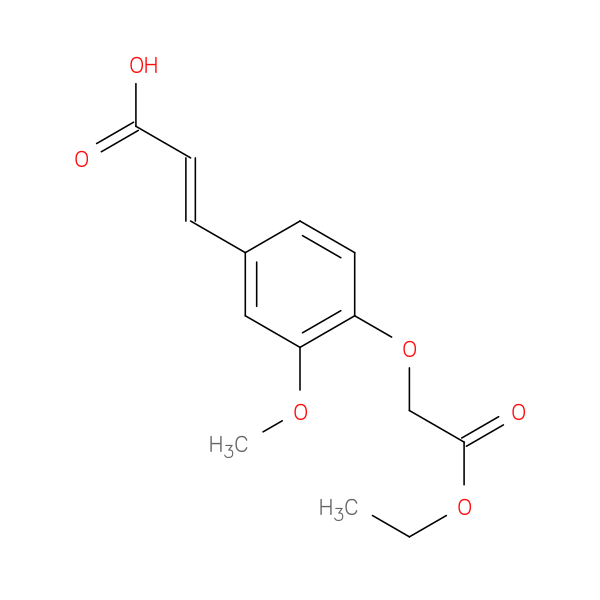 (2E)-3-[4-(2-Ethoxy-2-oxoethoxy)-3-methoxyphenyl]acrylic acid