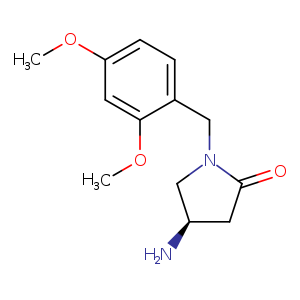 (4R)-4-Amino-1-[(2,4-dimethoxyphenyl)methyl]pyrrolidin-2-one