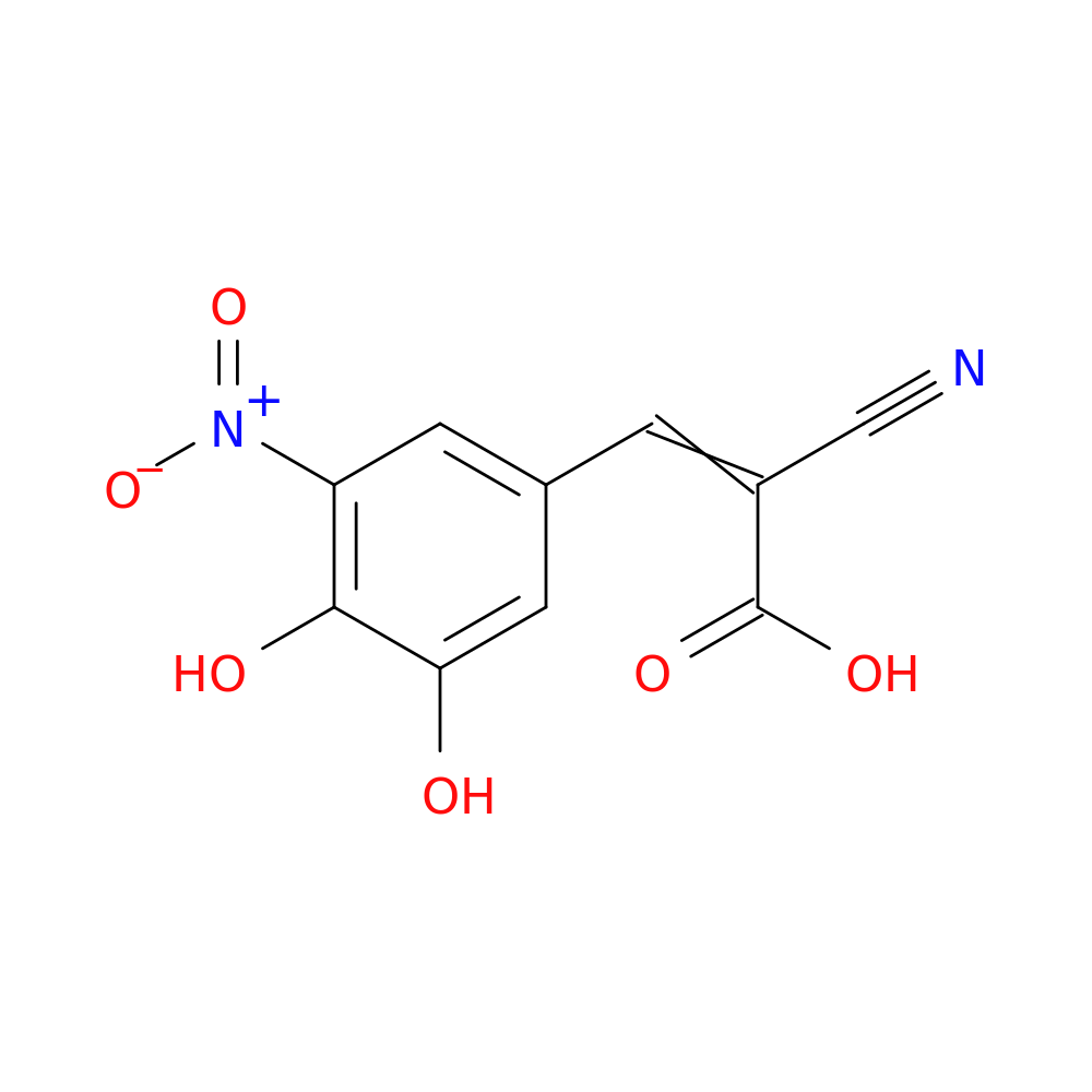 2-cyano-3-(3,4-dihydroxy-5-nitrophenyl)prop-2-enoic acid