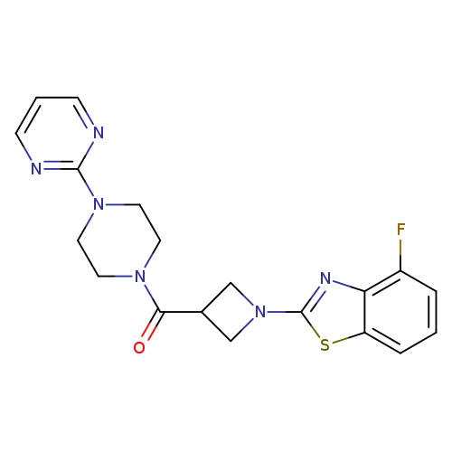 4-fluoro-2-{3-[4-(pyrimidin-2-yl)piperazine-1-carbonyl]azetidin-1-yl}-1,3-benzothiazole