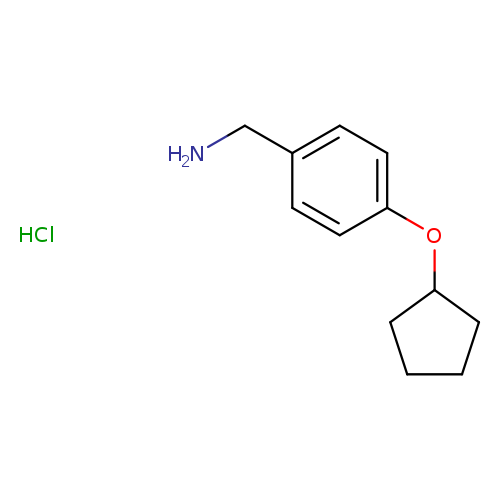 [4-(cyclopentyloxy)phenyl]methanamine hydrochloride