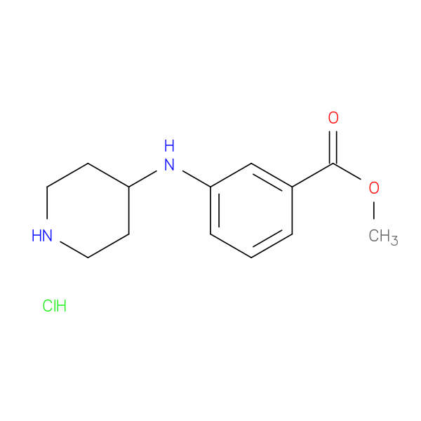 Methyl 3-[(piperidin-4-yl)amino]benzoate hydrochloride