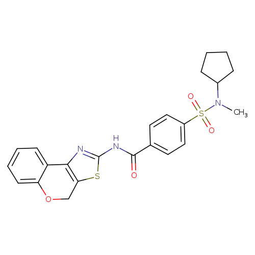 N-{4H-chromeno[4,3-d][1,3]thiazol-2-yl}-4-[cyclopentyl(methyl)sulfamoyl]benzamide