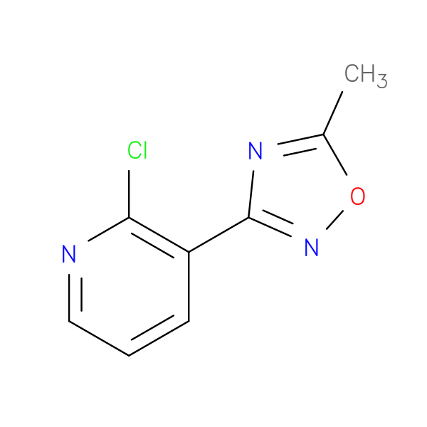 2-Chloro-3-(5-methyl-1,2,4-oxadiazol-3-yl)pyridine