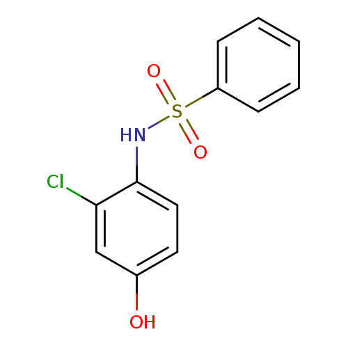 Benzenesulfonamide, N-(2-chloro-4-hydroxyphenyl)-