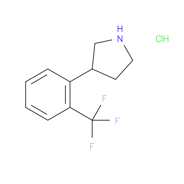 3-[2-(trifluoromethyl)phenyl]pyrrolidine hydrochloride