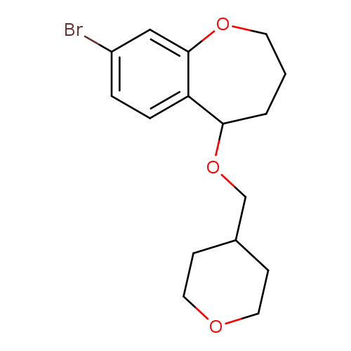 8-bromo-5-[(oxan-4-yl)methoxy]-2,3,4,5-tetrahydro-1-benzoxepine