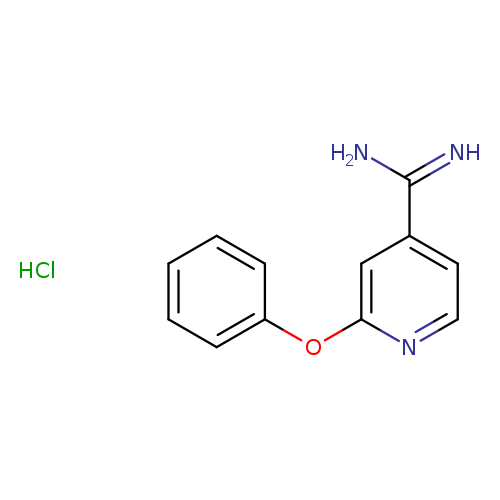 2-phenoxypyridine-4-carboximidamide hydrochloride