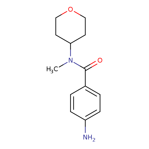 4-amino-N-methyl-N-(oxan-4-yl)benzamide