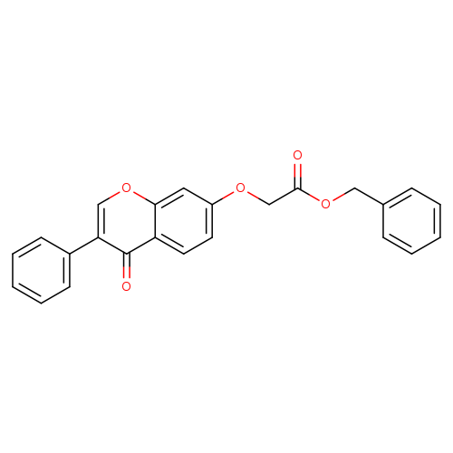 benzyl 2-[(4-oxo-3-phenyl-4H-chromen-7-yl)oxy]acetate