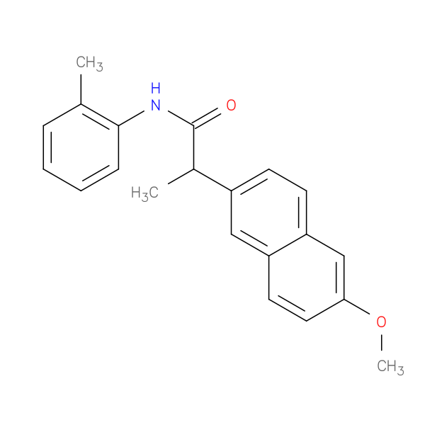 2-(6-methoxy-2-naphthyl)-N-(2-methylphenyl)propanamide