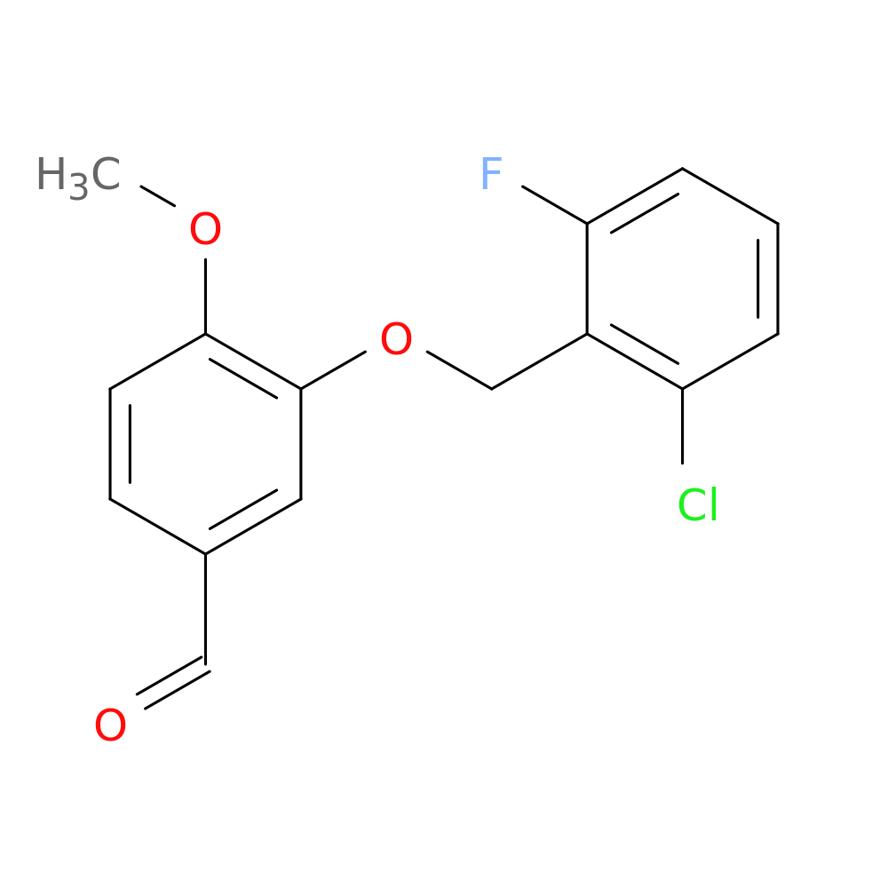 3-[(2-Chloro-6-fluorobenzyl)oxy]-4-methoxybenzaldehyde
