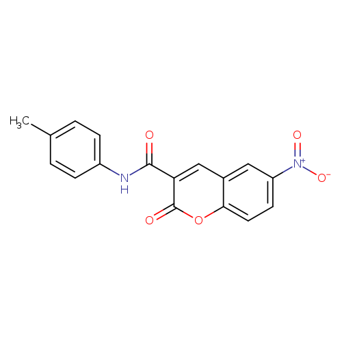 N-(4-methylphenyl)-6-nitro-2-oxo-2H-chromene-3-carboxamide