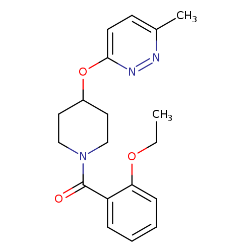 3-{[1-(2-ethoxybenzoyl)piperidin-4-yl]oxy}-6-methylpyridazine