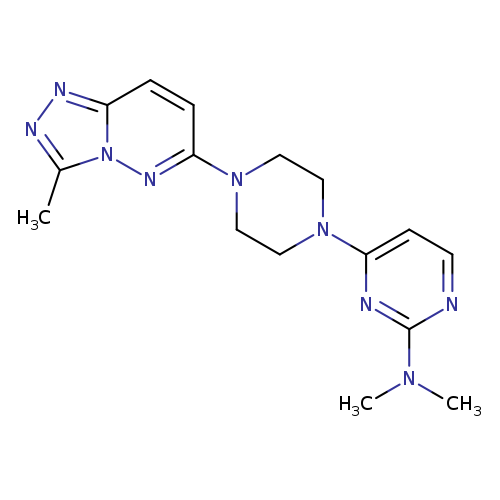 N,N-dimethyl-4-(4-{3-methyl-[1,2,4]triazolo[4,3-b]pyridazin-6-yl}piperazin-1-yl)pyrimidin-2-amine