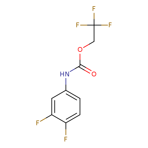 2,2,2-trifluoroethyl N-(3,4-difluorophenyl)carbamate