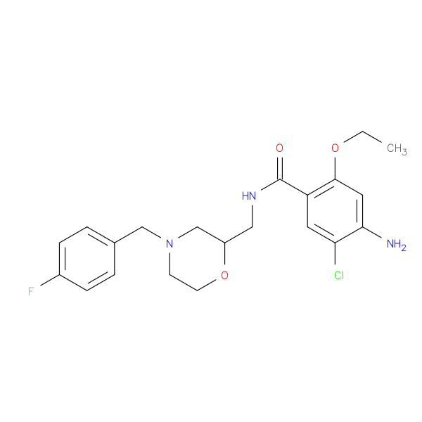 4-Amino-5-chloro-2-ethoxy-N-[[4-[(4-fluorophenyl)methyl]-2-morpholinyl]methyl]benzamide