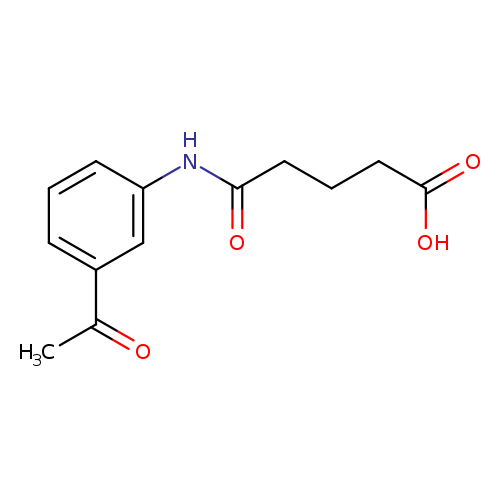 5-[(3-Acetylphenyl)amino]-5-oxopentanoic acid