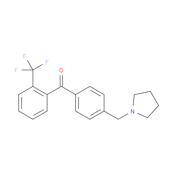 4'-Pyrrolidinomethyl-2-trifluoromethylbenzophenone